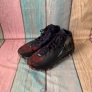 Ua curry 2.0 usa size 13 Men's Basketball Shoes Blue and Red